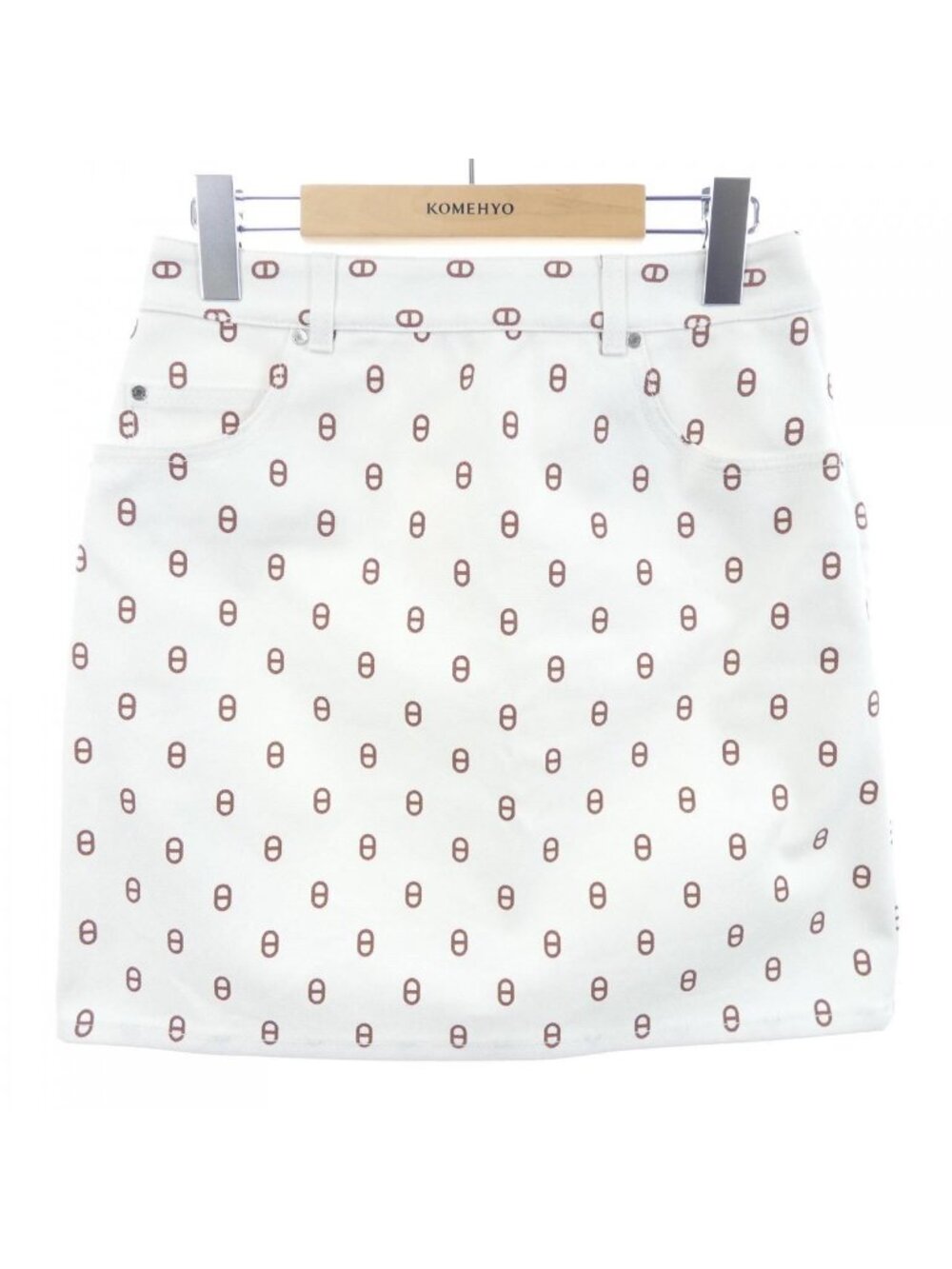 Hermes Chaine D'ancre Cartouche Clou de Selle Skirt
